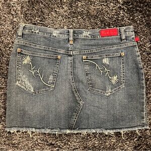 🌸FIRE JEANS Y2K DENIM MINI SKIRT SIZE 11🌸